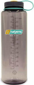 Nalgene Sustain Tritan BPA-Free Water  Made with Material Derived from 50% Plastic Waste (using ISCC certified mass balance), 48 OZ, Wide Mouth, Aubergine M148H