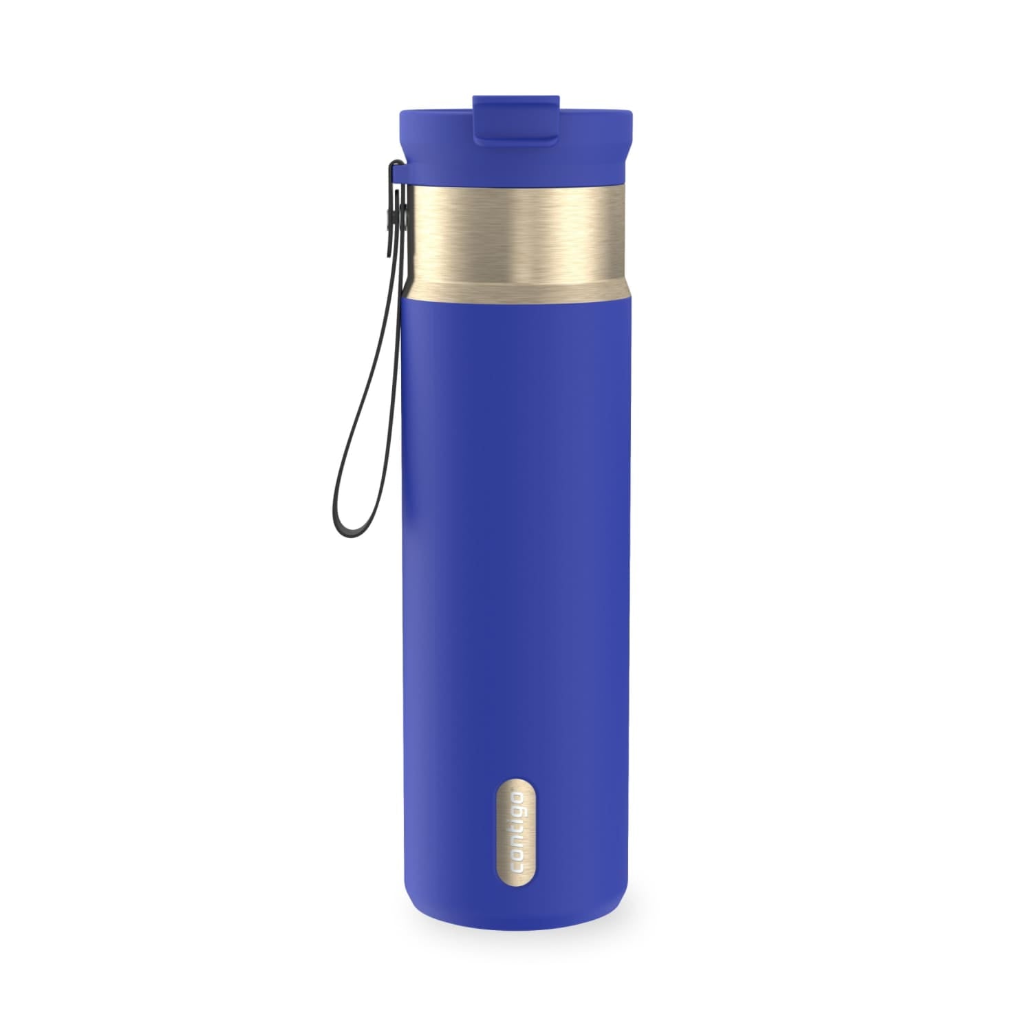 Contigo DualSip 24 oz Leakproof Insulated Water Bottle with Carrying Strap and 2-Way Lid M41G