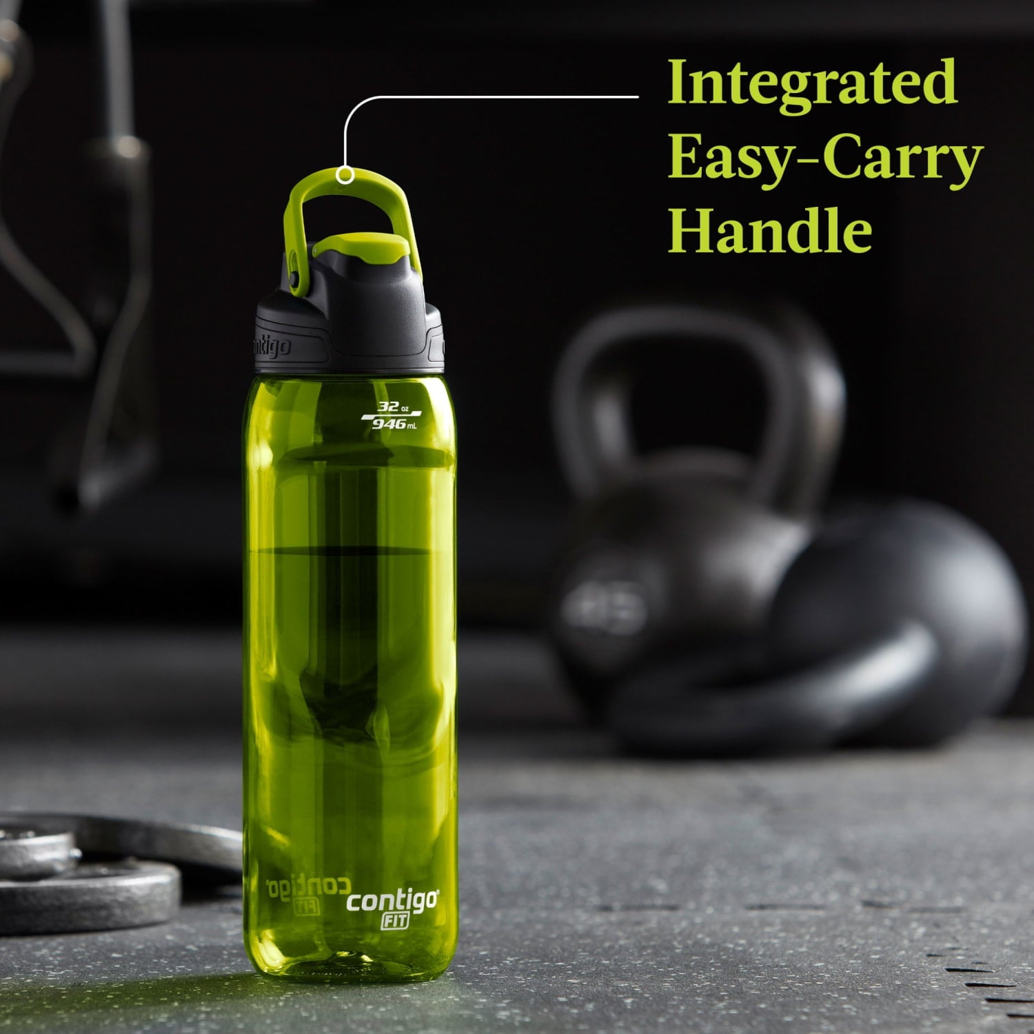Contigo Fit Water Bottle with AUTOSEAL Lid, 32oz., Bolt M25R
