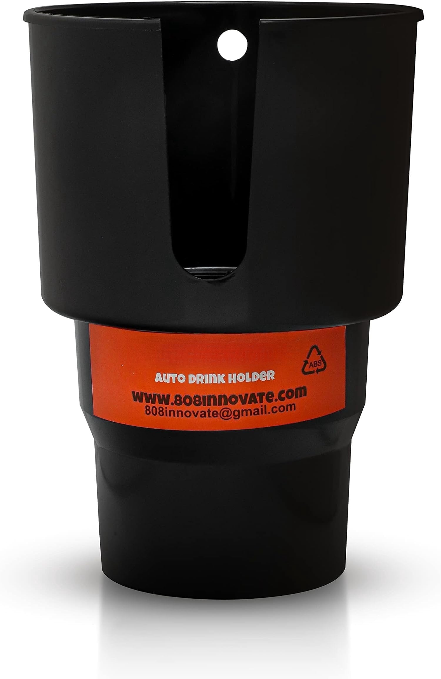 Cup Holder Expander - Fits Hydro Flasks 32/40 oz, Nalgene,  &amp; Large Bottles up to 3.8  Wide - for  up to 3.2  Wide - Black M226N