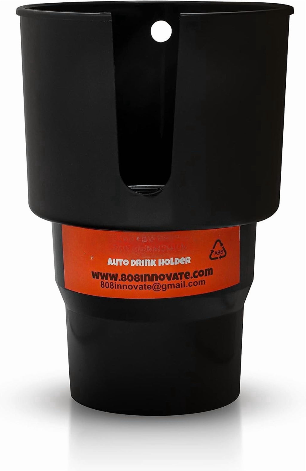 Cup Holder Expander - Fits Hydro Flasks 32/40 oz, Nalgene,  &amp; Large Bottles up to 3.8  Wide - for  up to 3.2  Wide - Black M226N
