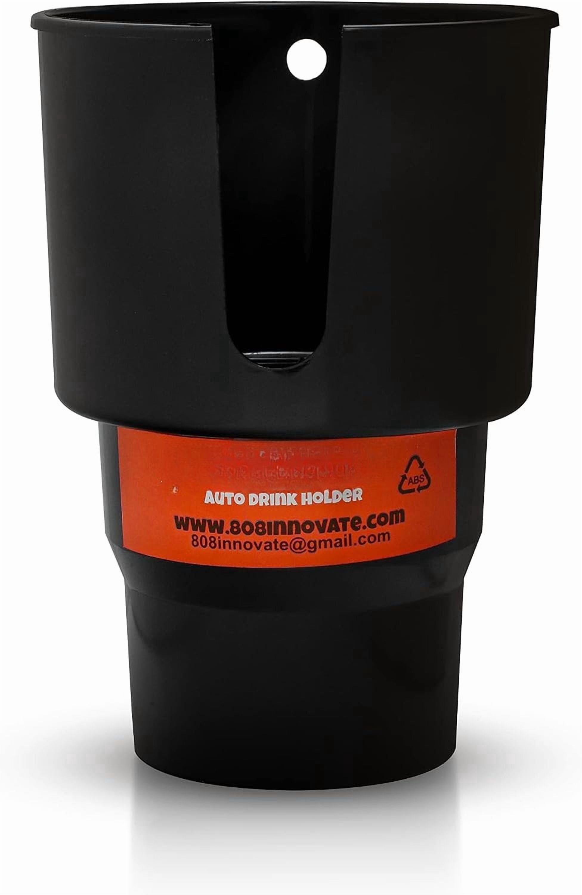 Cup Holder Expander - Fits Hydro Flasks 32/40 oz, Nalgene,  &amp; Large Bottles up to 3.8  Wide - for  up to 3.2  Wide - Black M226N