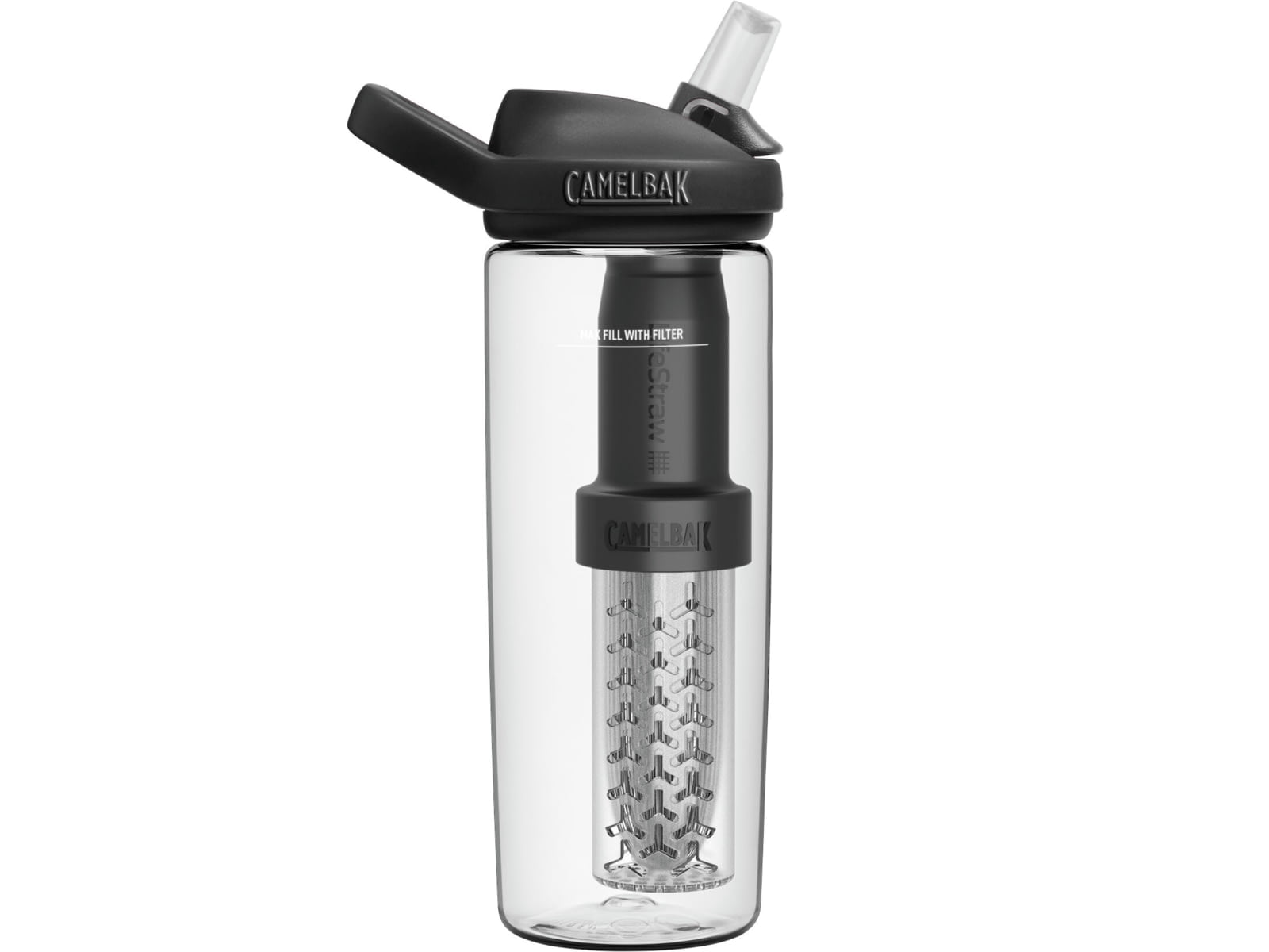 CamelBak eddy+ 20oz Bottle, filtered by LifeStraw, Clear M302F