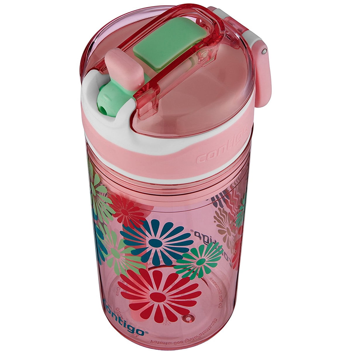 Contigo 13 oz. Kid's Snack Hero Drink Tumbler - Ballet Slipper Pink with Flowers M97D