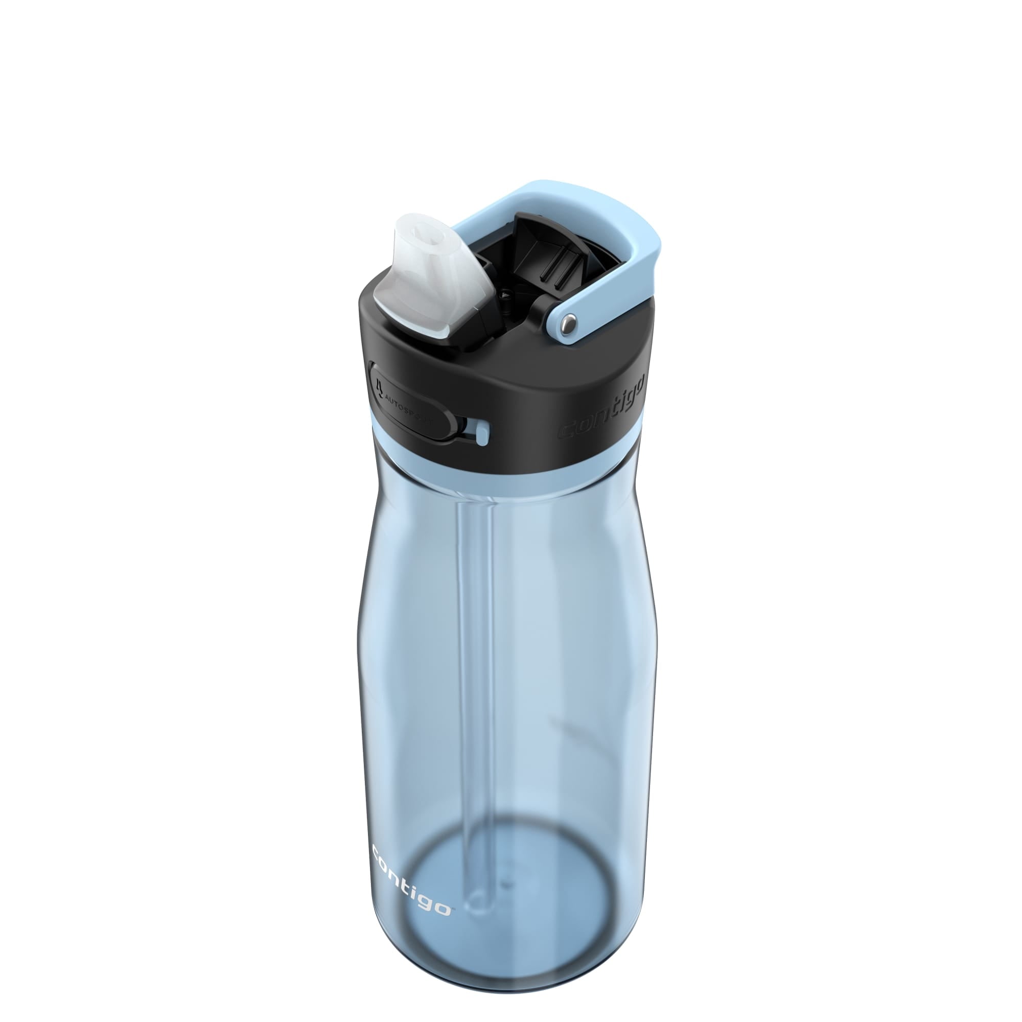 Contigo Ashland Water Bottle Bundle – Glacier Color, 32oz + 24oz Leakproof Autospout BPA-Free Set M56J