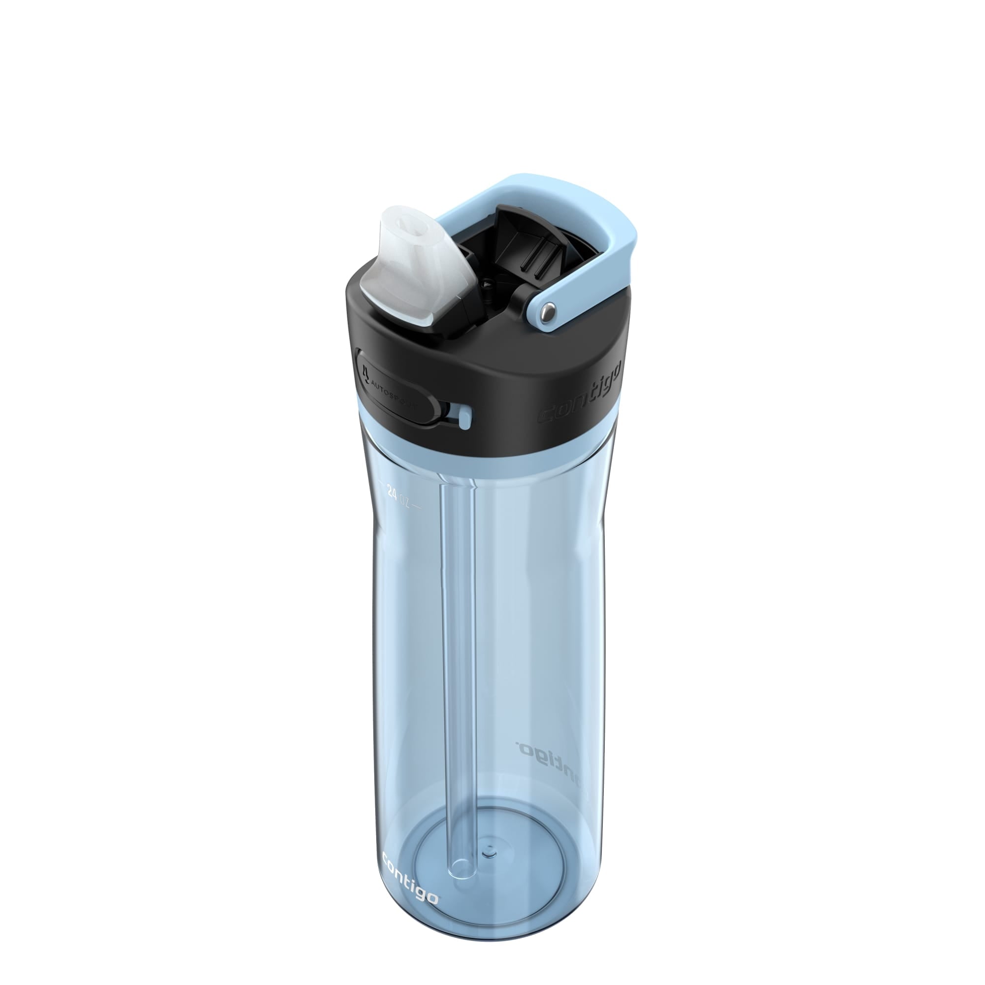 Contigo Ashland Water Bottle Bundle – Glacier Color, 32oz + 24oz Leakproof Autospout BPA-Free Set M56J