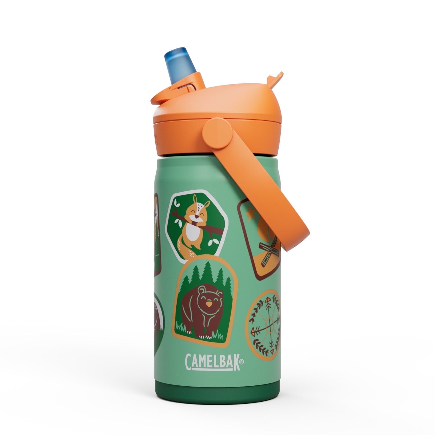 Camelbak Thrive™ Flip Straw Kids Stainless 12oz Water Bottle, Dino Jam M311U