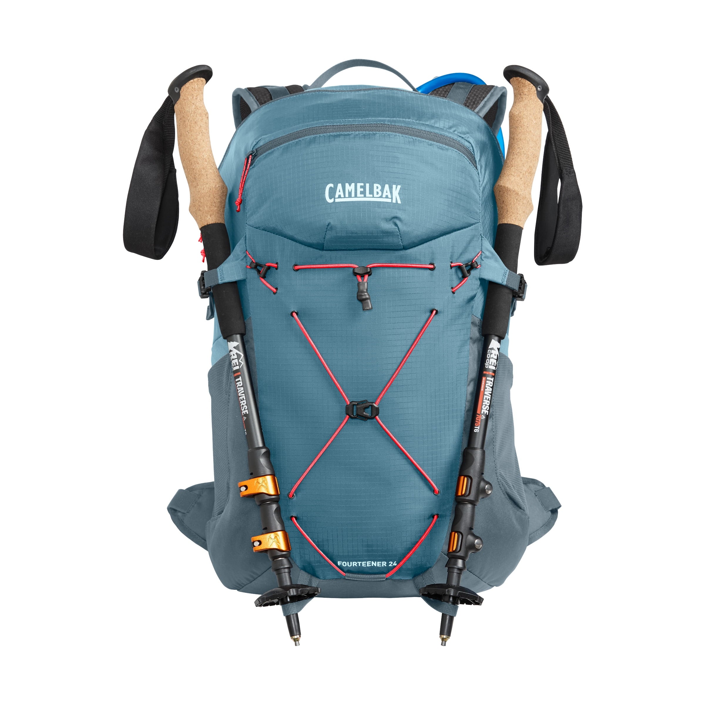 Camelbak Women's Fourteener™ 24 100oz, Smoke Blue/Fiery Coral M254X
