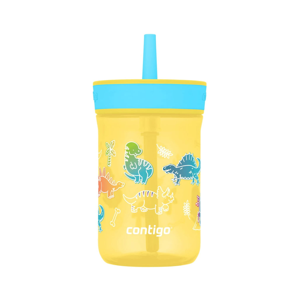 Contigo Kids Leighton Spill-Proof Tumbler with Straw, 14 oz, Yellow M80P