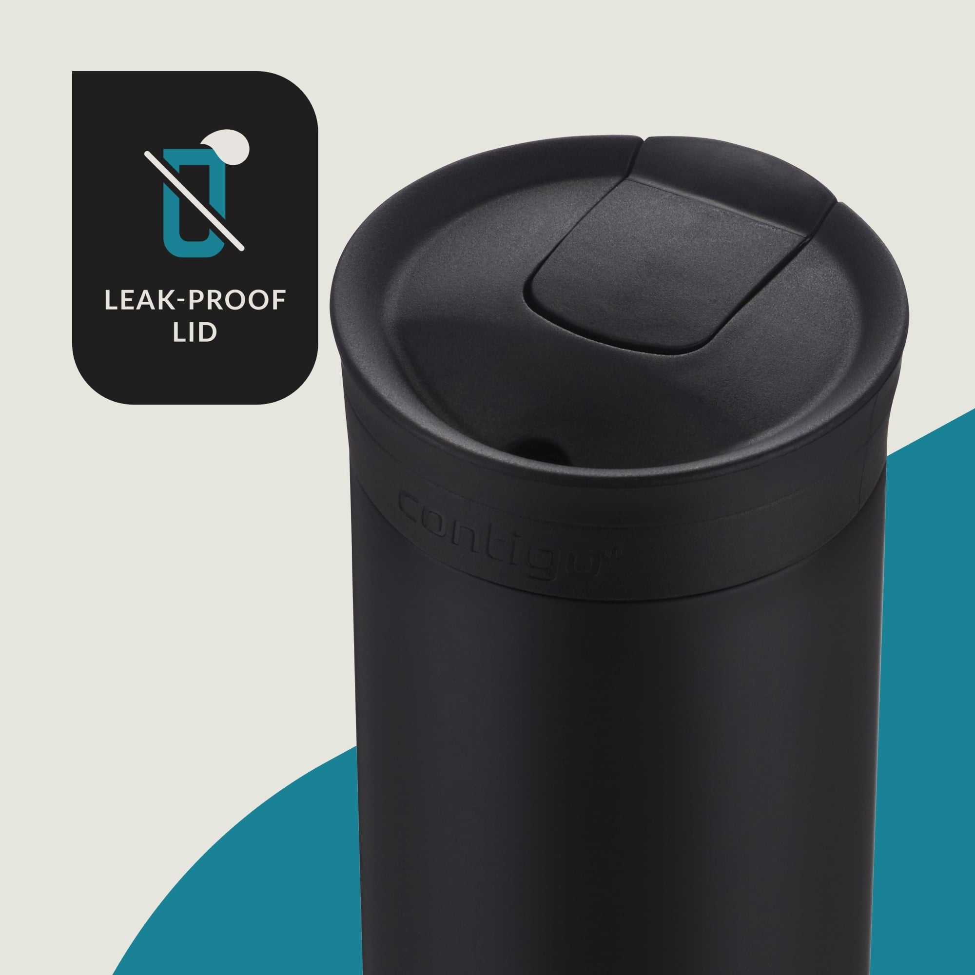 Contigo 16 oz. Huron 2.0 SnapSeal Stainless Steel Travel Mug - Licorice M01F