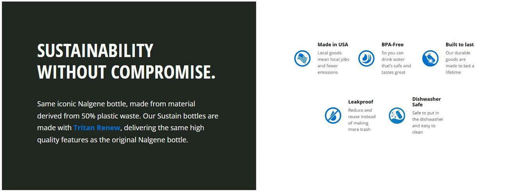 Nalgene 16oz Narrow Mouth Sustain Bottle M202C