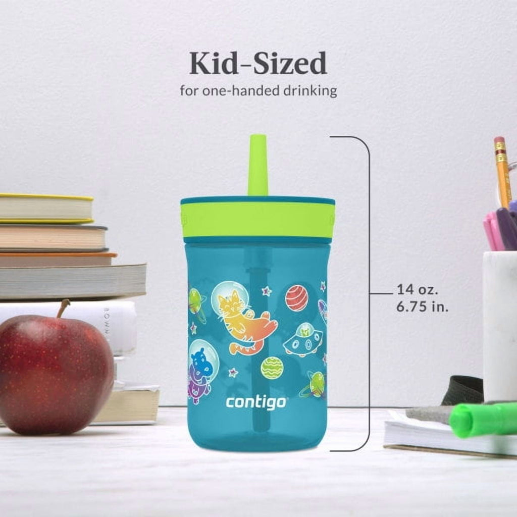 Contigo Kid's 14 oz. Leighton Tumbler 2-Pack - Dogs Doing Things/Spacecraft M110T