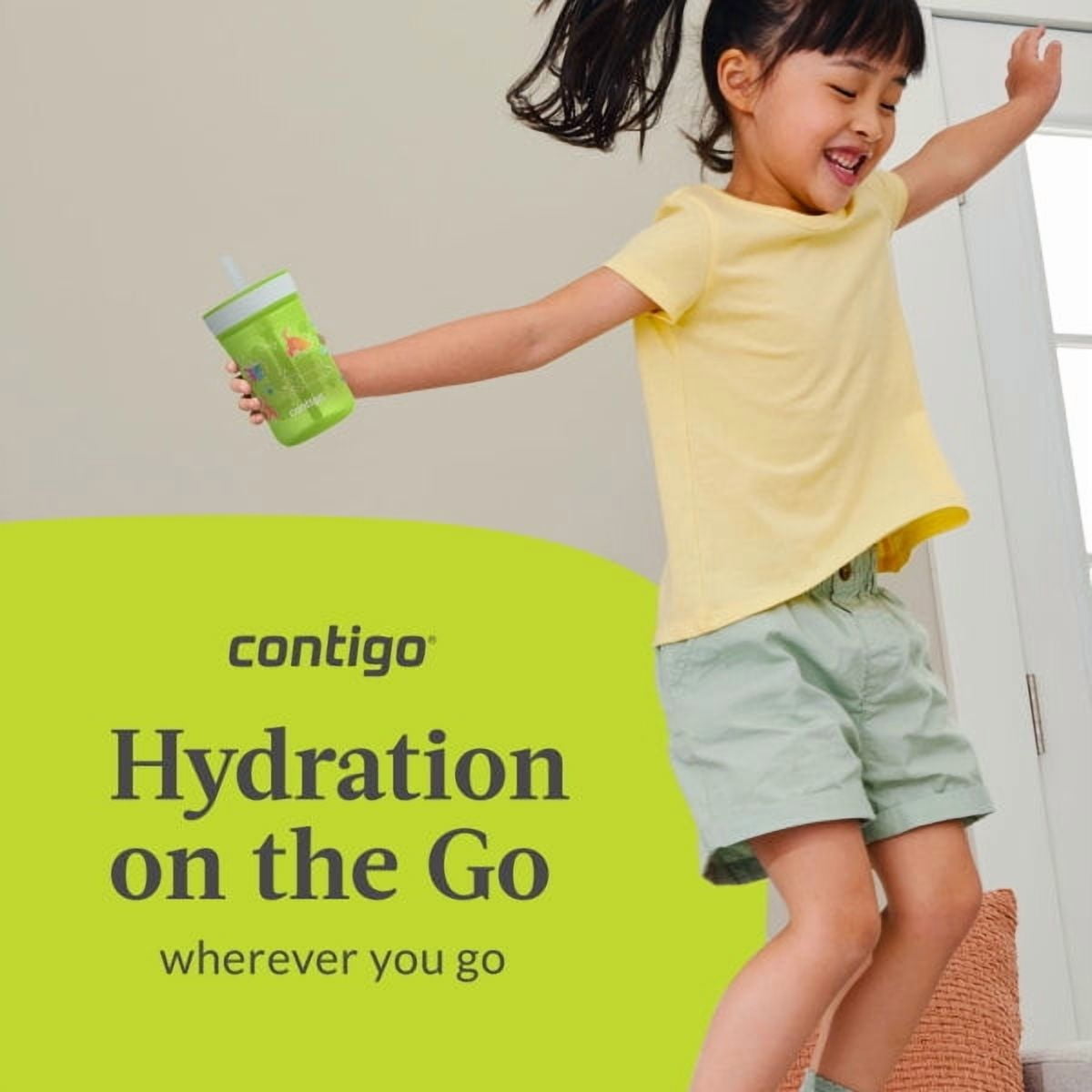 Contigo Kid's 14 oz. Leighton Tumbler 2-Pack - Dogs Doing Things/Spacecraft M110T
