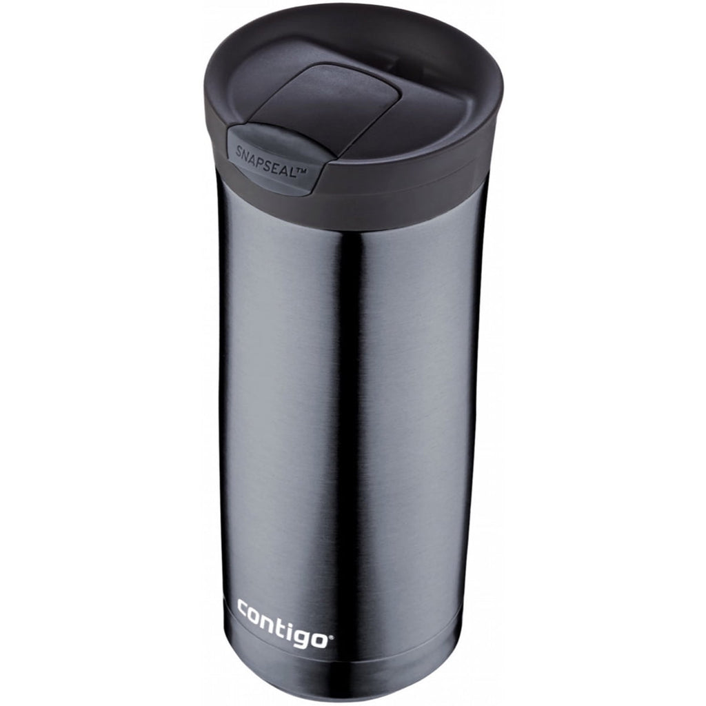 Contigo Byron Stainless Steel Travel Mug with SNAPSEAL Lid Purple Radiant Orchid, 16 fl oz. M79M