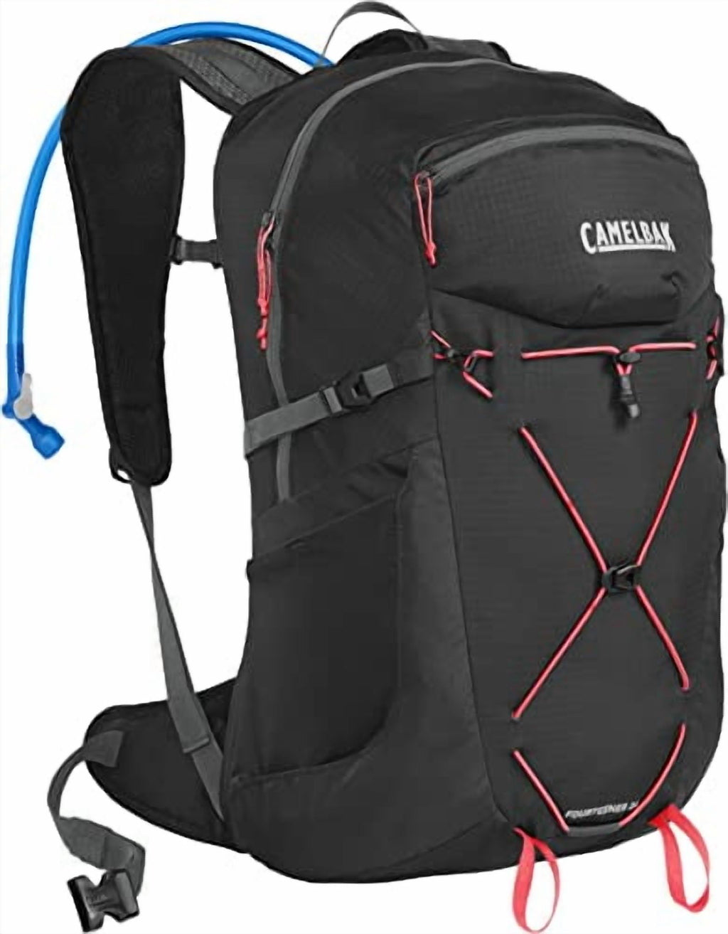 CAMELBAK WOMEN'S FOURTEENER 24 100OZ RESERVOIR HIKING - BLACK/FIERY CORAL M339C