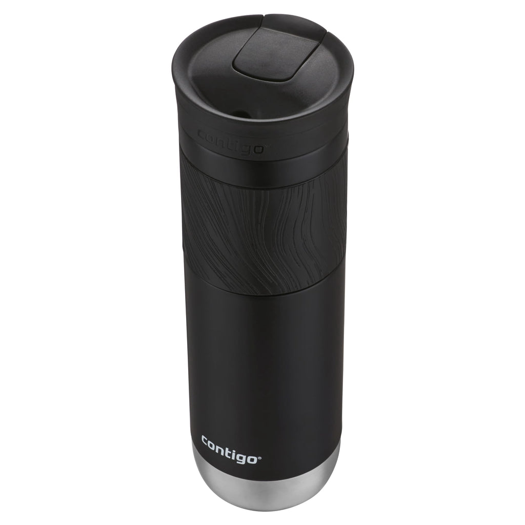 Contigo Byron 2.0 Stainless Steel Travel Mug with SNAPSEAL Lid and Grip in Black, 24 fl oz. M02M