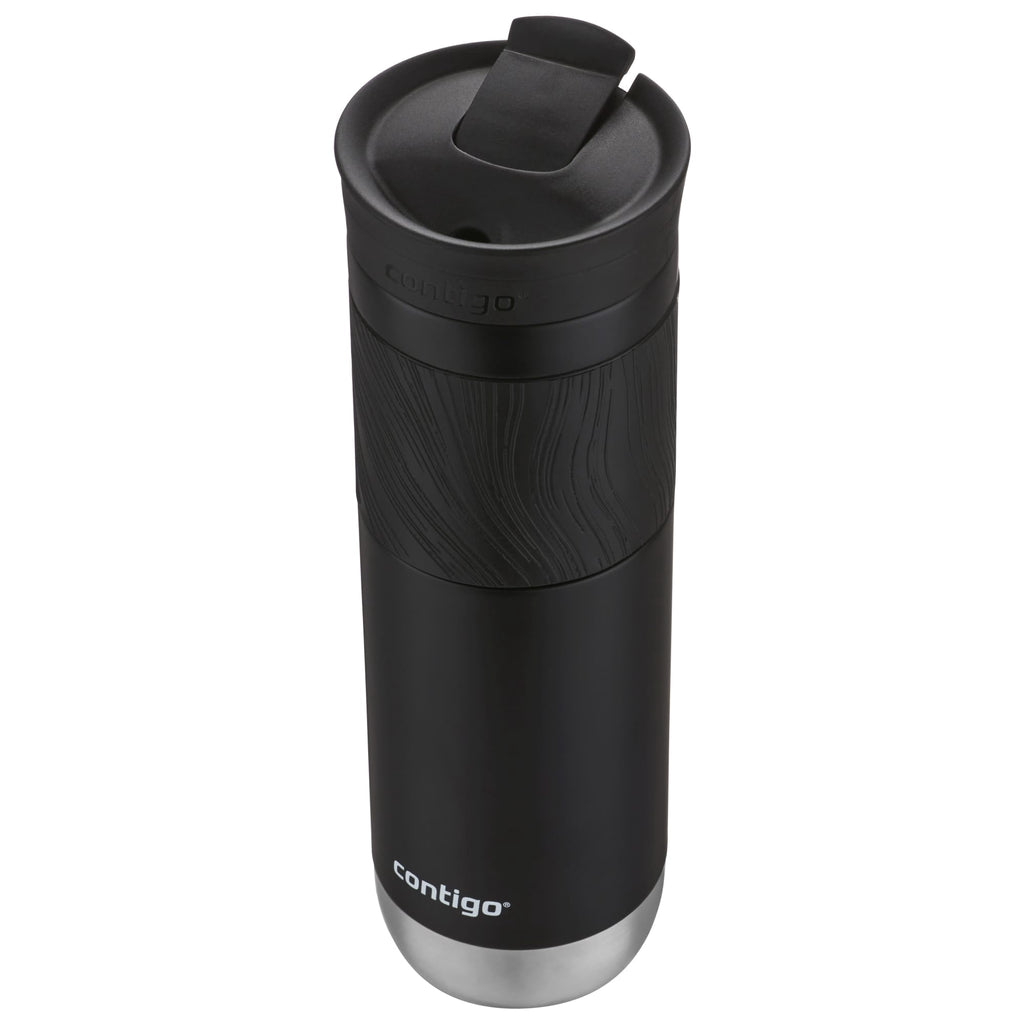 Contigo Byron 2.0 Stainless Steel Travel Mug with SNAPSEAL Lid and Grip in Black, 24 fl oz. M02M