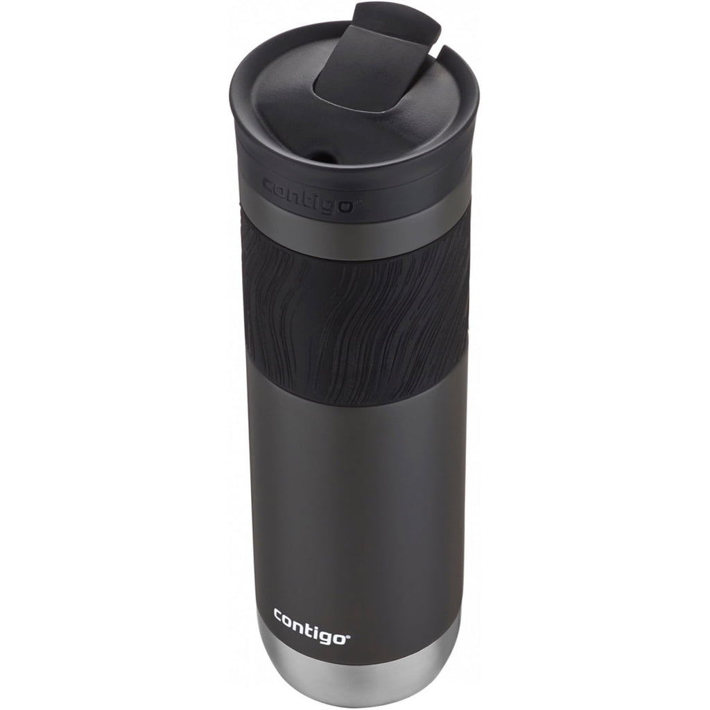 Contigo Byron 2.0 Stainless Steel Travel Mug with SNAPSEAL Lid and Grip in Black, 24 fl oz. M02M