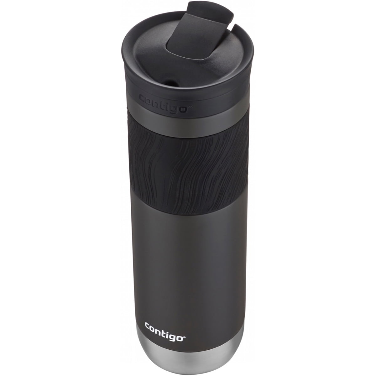 Contigo Byron 2.0 Stainless Steel Travel Mug with SNAPSEAL Lid and Grip in Black, 24 fl oz. M02M