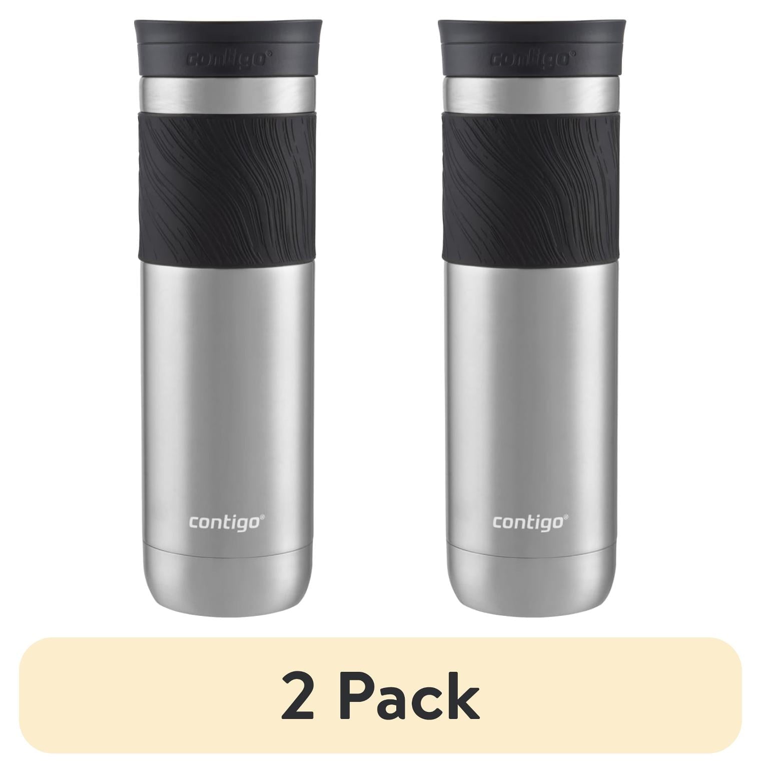 Contigo Byron 2.0 Stainless Steel Travel Mug with SNAPSEAL Lid and Grip in Black, 24 fl oz. M02M