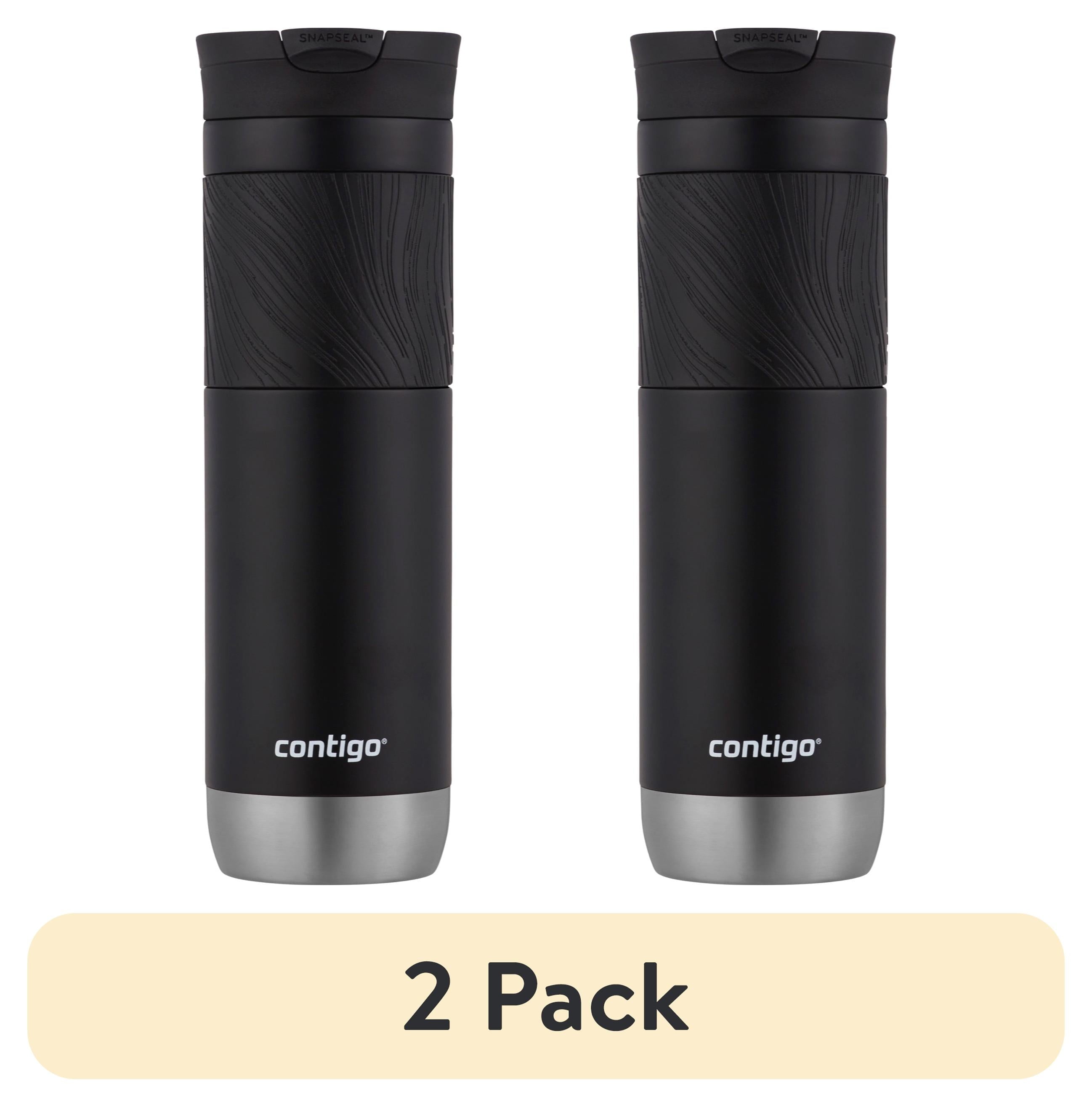 Contigo Byron 2.0 Stainless Steel Travel Mug with SNAPSEAL Lid and Grip in Black, 24 fl oz. M02M