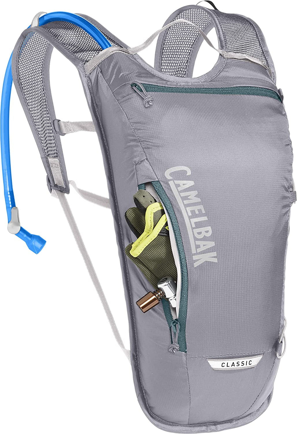 CamelBak Classic Light Bike Hydration Pack 70oz, Gunmetal/Hydro M259A