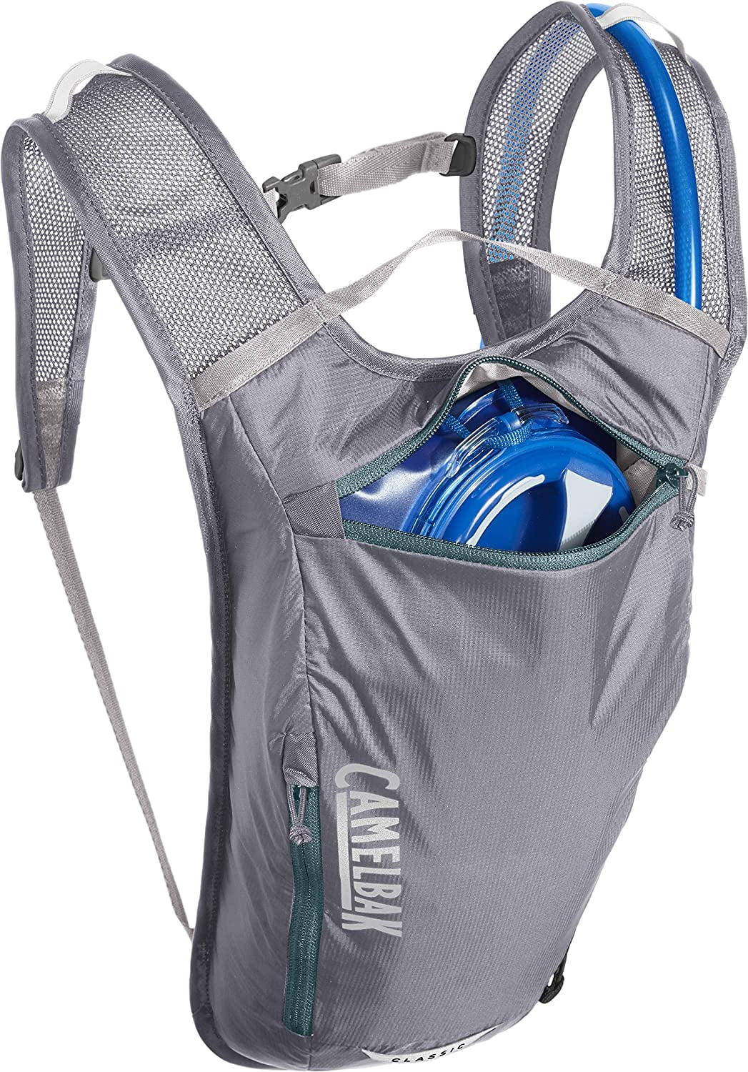 CamelBak Classic Light Bike Hydration Pack 70oz, Gunmetal/Hydro M259A