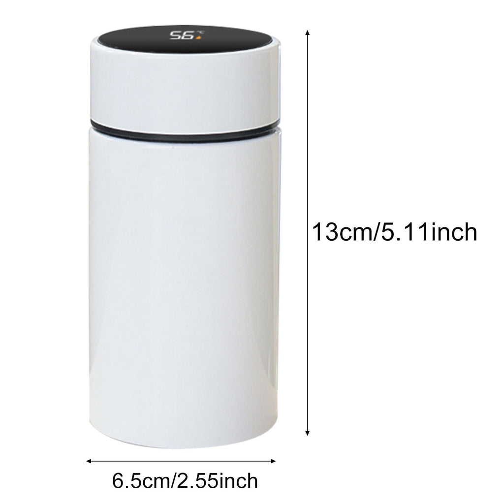 Stainless Steel Insulation Cup Cute Mini Portable Children Student Water Bottle Coffee Travel Mug LED Temperature Display Double Walled Vacuum Long Lasting Insulation M54H