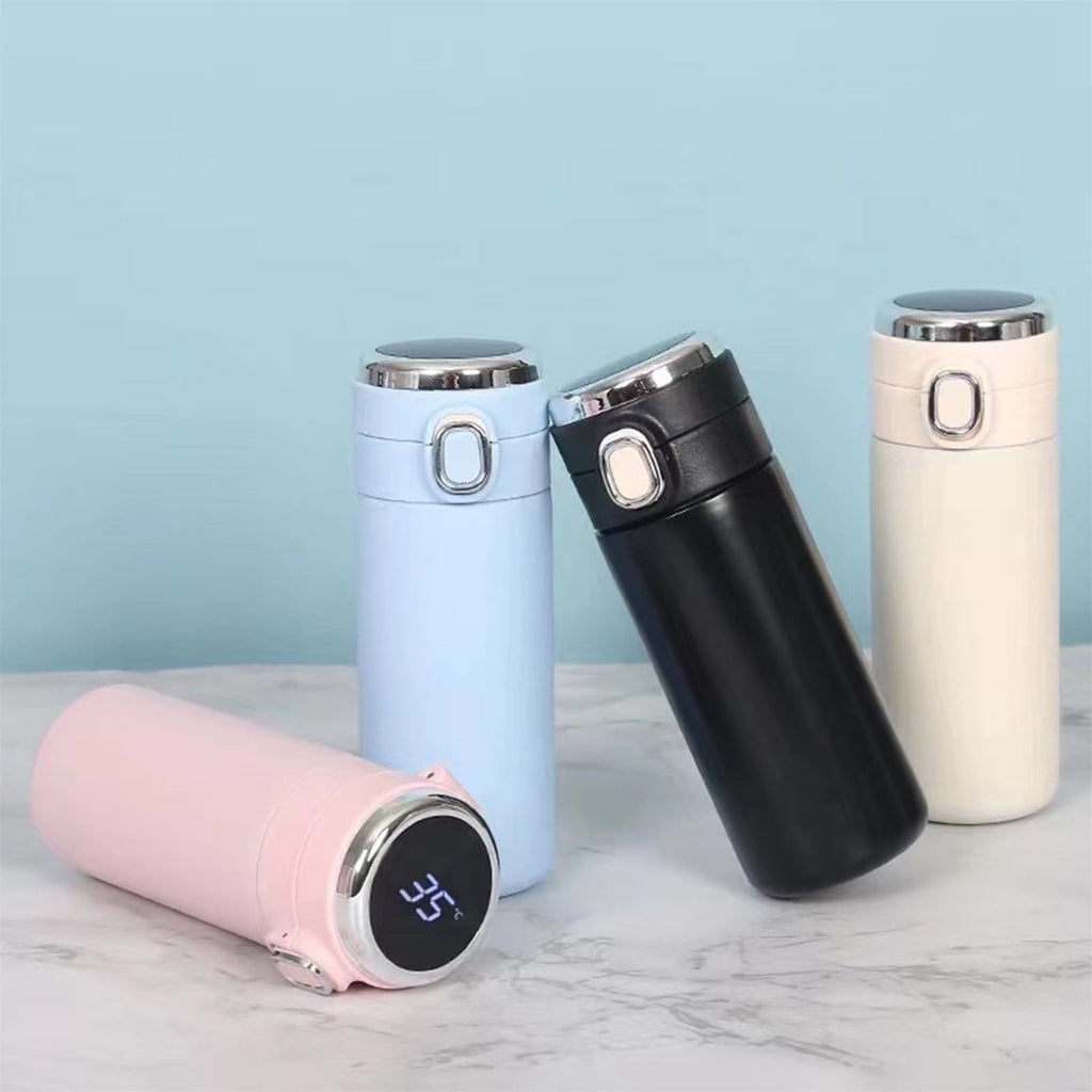 Stainless Steel Insulation Cup Cute Mini Portable Children Student Water Bottle Coffee Travel Mug LED Temperature Display Double Walled Vacuum Long Lasting Insulation M54H