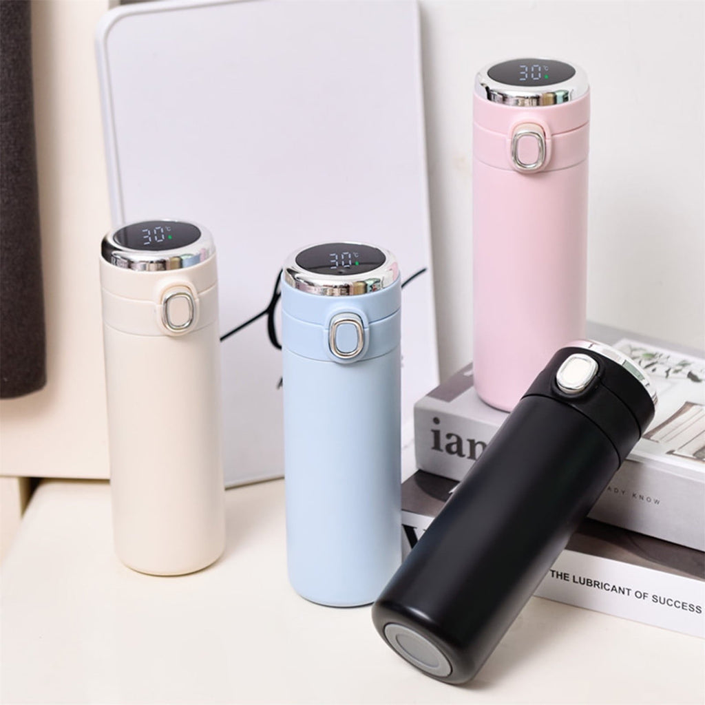 Stainless Steel Insulation Cup Cute Mini Portable Children Student Water Bottle Coffee Travel Mug LED Temperature Display Double Walled Vacuum Long Lasting Insulation M54H