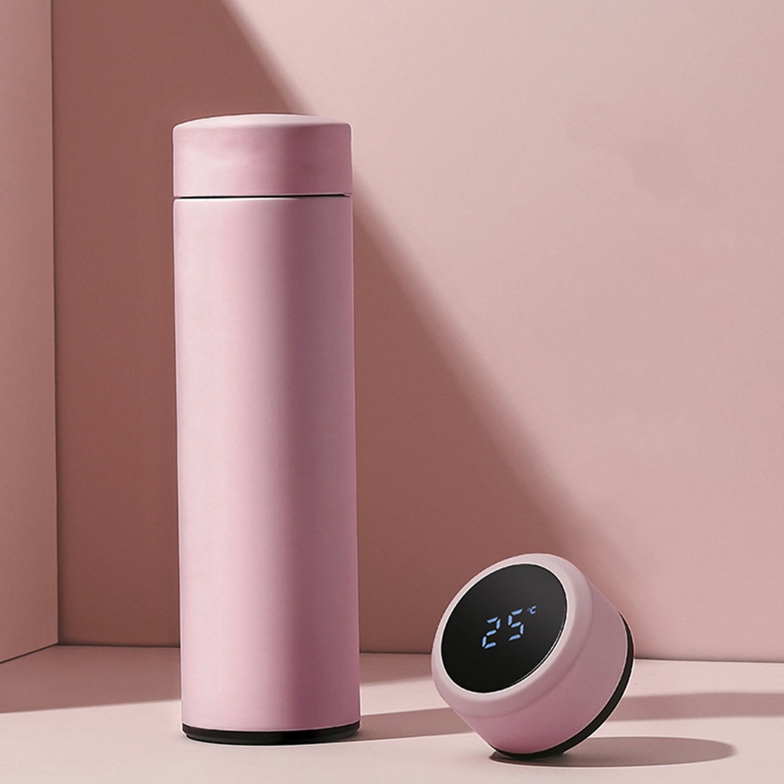 Stainless Steel Insulation Cup Cute Mini Portable Children Student Water Bottle Coffee Travel Mug LED Temperature Display Double Walled Vacuum Long Lasting Insulation M54H