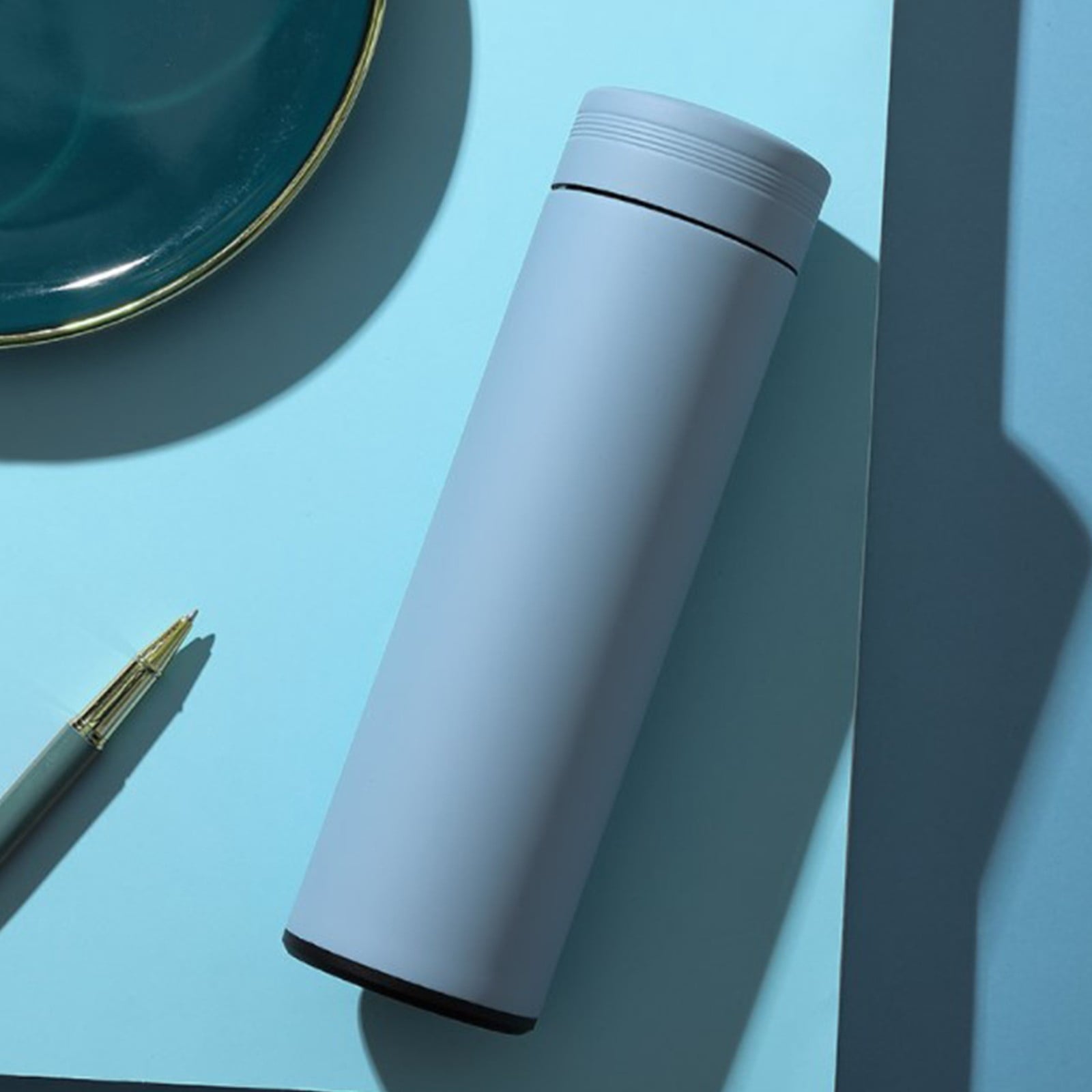 Stainless Steel Insulation Cup Cute Mini Portable Children Student Water Bottle Coffee Travel Mug LED Temperature Display Double Walled Vacuum Long Lasting Insulation M54H