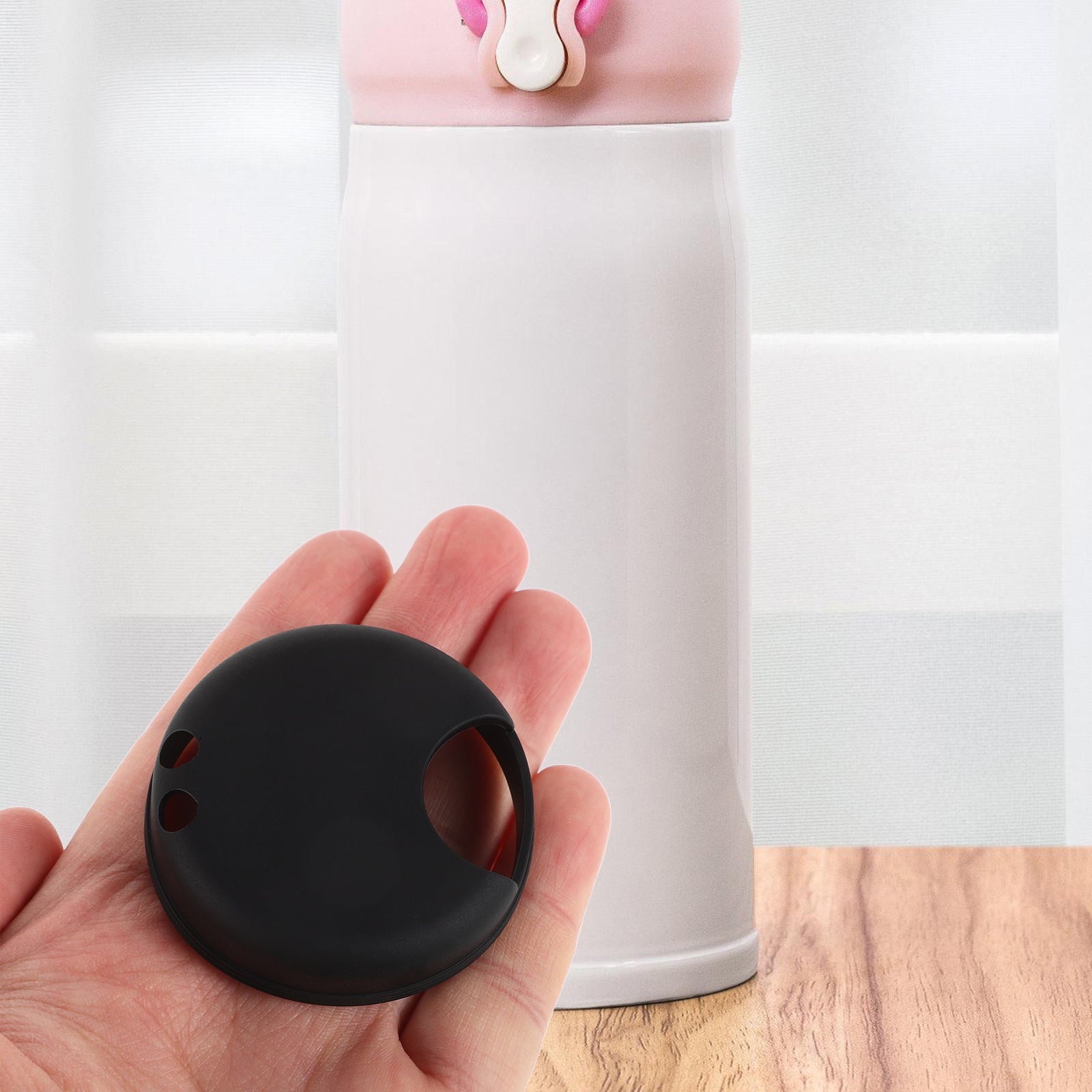Masteelf 2pcs Splash Guarding Lid For Wide Mouth Bottle  Water Cup Anti-spill Intended Accessory Water Cup Lid Spill-proof Cap For Water Cup Compatible For Nalgene Easy Sipper M229J