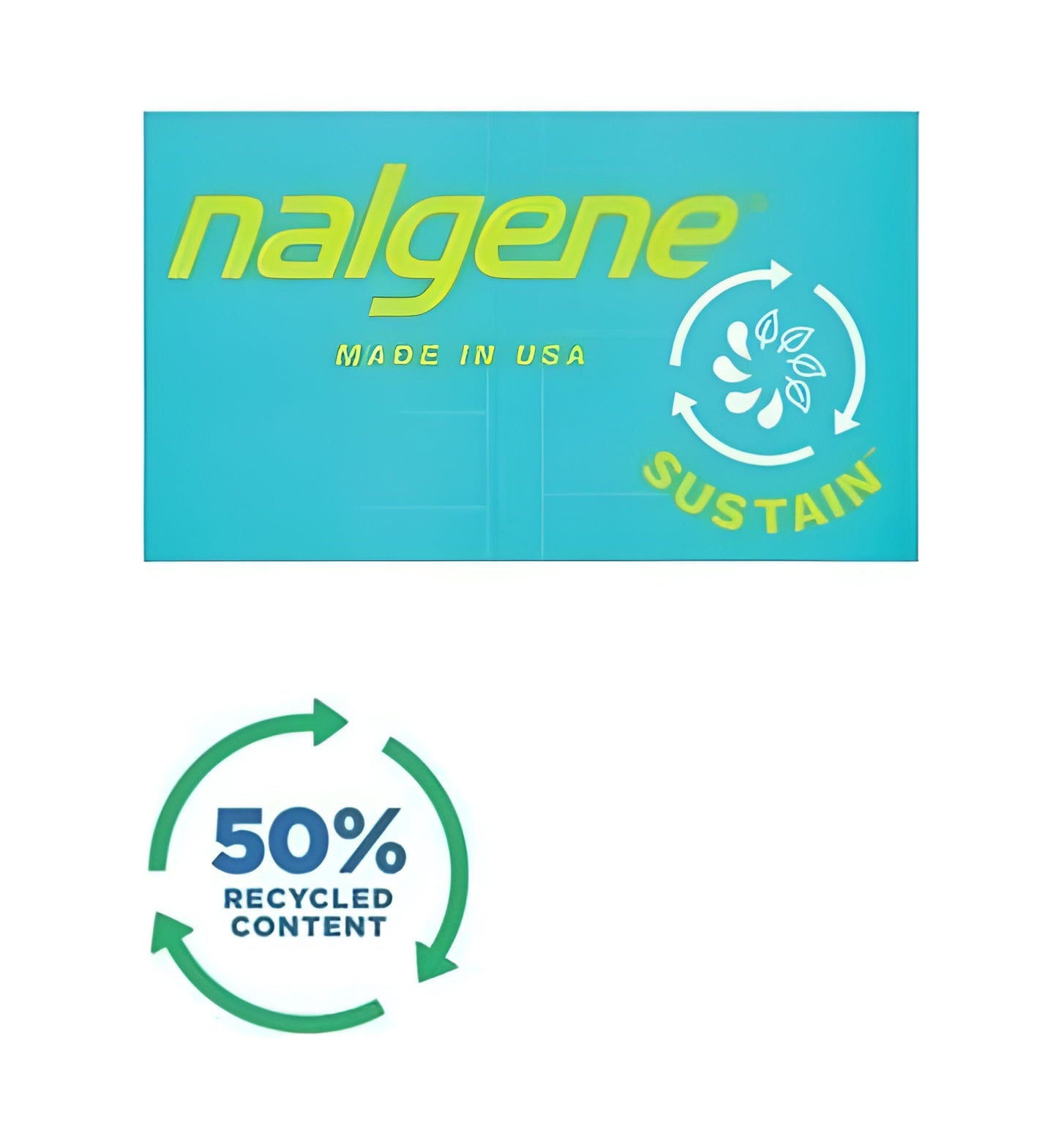 Nalgene Sustain 16 oz. Narrow Mouth Water Bottle - Cornflower Blue M141E