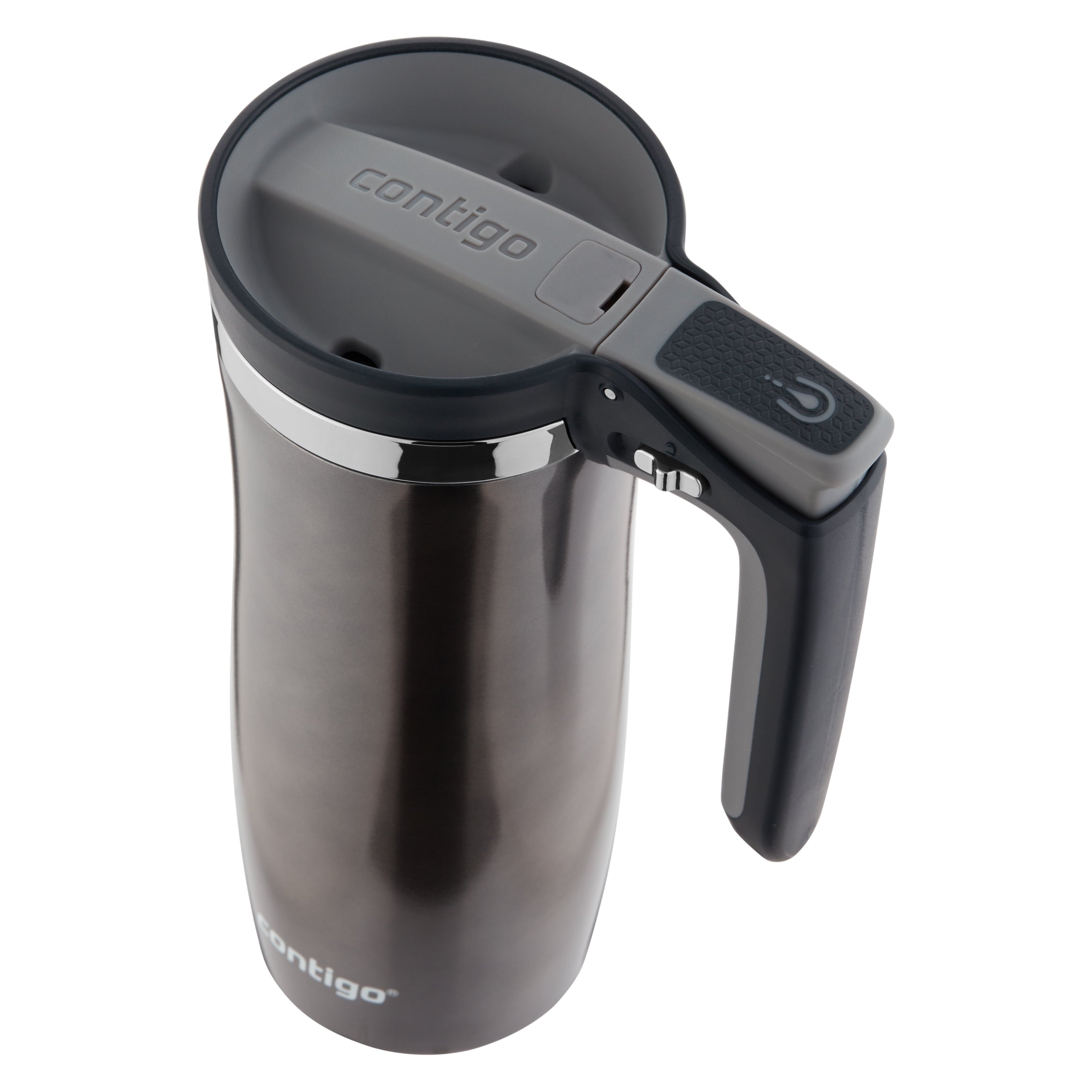 Contigo Autoseal Vacuum Insulated 16 Ounce Stainless Steel Gunmetal Travel Mug with Easy Lid M64W
