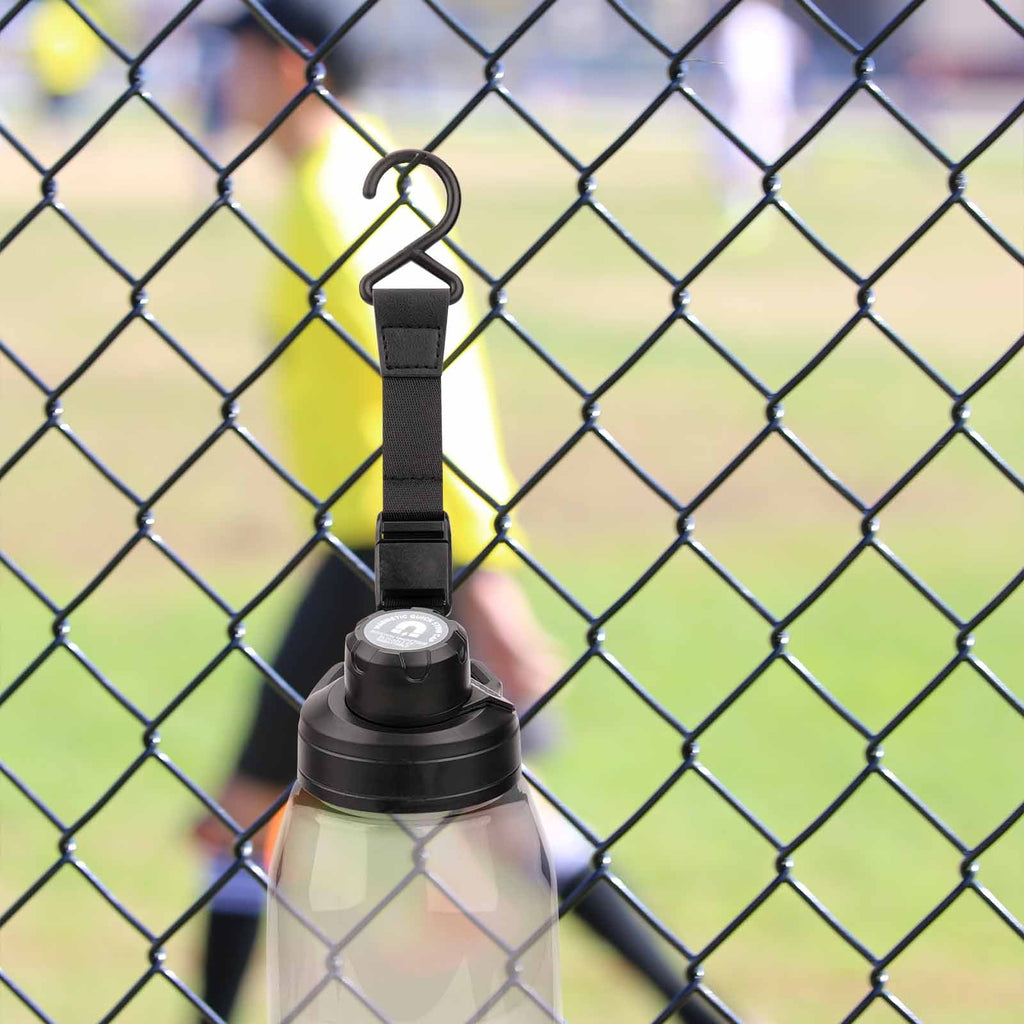 Linkidea 2 Pack Fence Hooks for Sport Water Bottle, Compatible with CamelBak Chute Mag Steel/Tritan 20/24/25/32/40/50oz, S Shaped Hook Hanger Magnetic Buckle for Outdoor Sports Camping M380W