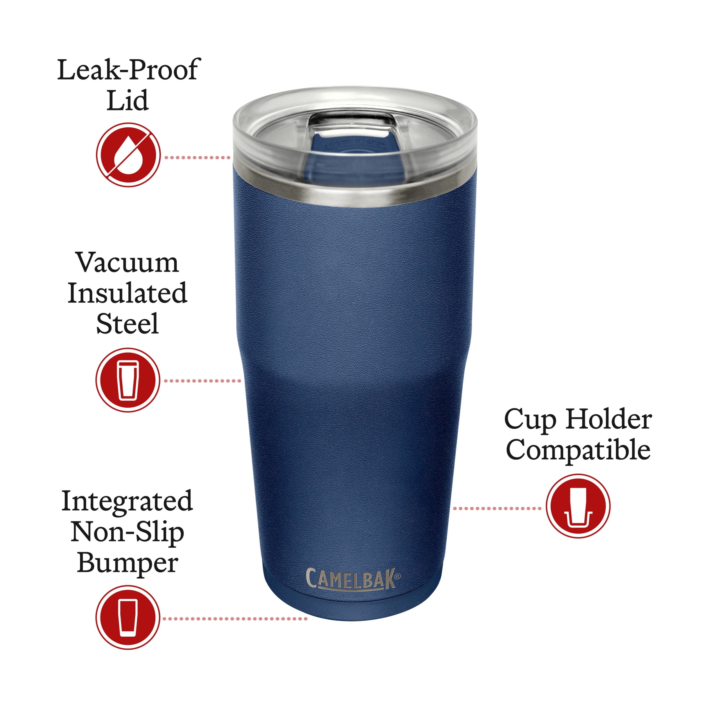 CamelBak Thrive™ Insulated Stainless Steel Tumbler, 20 oz, Navy M276S