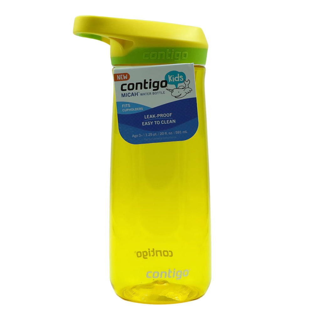 Contigo Kid's 20 oz. Micah Water Bottle w/ Simple Lid - Pineapple/Cool Lime M46C