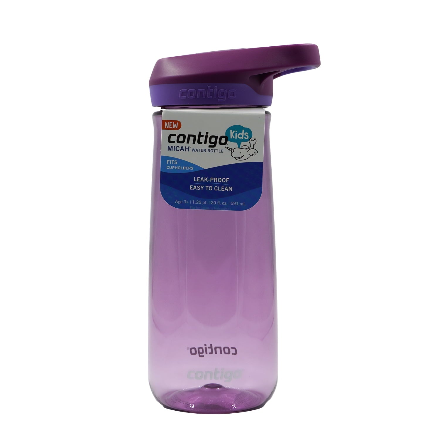 Contigo Kid's 20 oz. Micah Water Bottle w/ Simple Lid - Pineapple/Cool Lime M46C