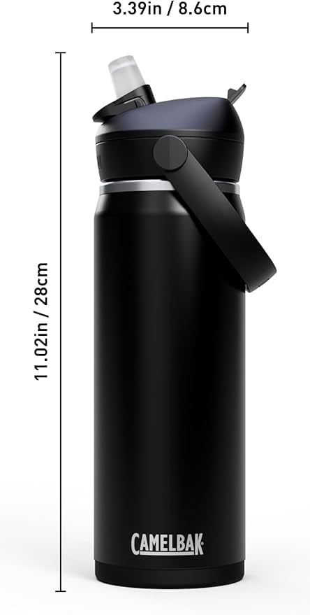 CamelBak Thrive™ Flip Straw Insulated Stainless Steel Water Bottle, 20oz, Moss M363U