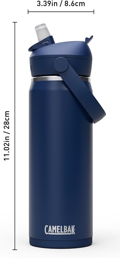 CamelBak Thrive™ Flip Straw Insulated Stainless Steel Water Bottle, 20oz, Moss M363U