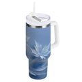 30 oz Insulated Stainless Steel Tumbler Double Wall Stainless Steel Tumbler with 2-Way Drinking Glass Mapleleaves M491L