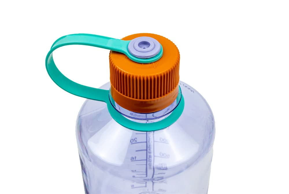Nalgene Sustain Tritan BPA-Free Water Bottle Made with Material Derived from 50% Plastic Waste, 32 OZ, Narrow Mouth, Amethyst C30 M155T