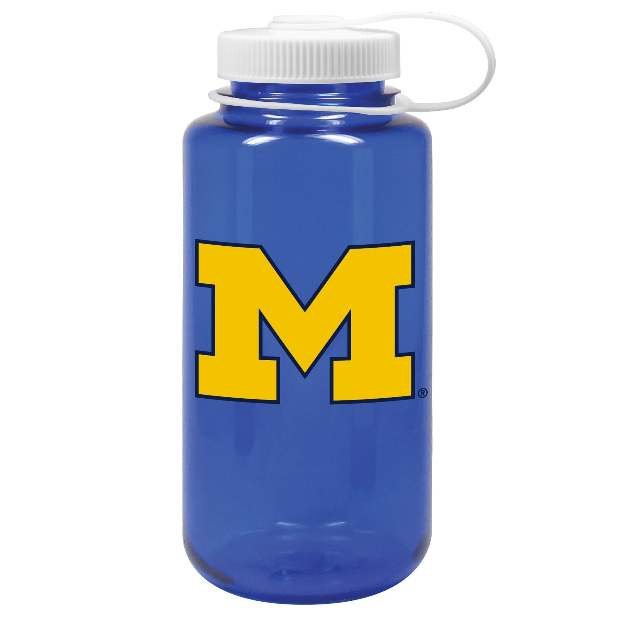 Navy Michigan Wolverines 32oz. Nalgene Sustainable Wide Mouth Water Bottle M163S