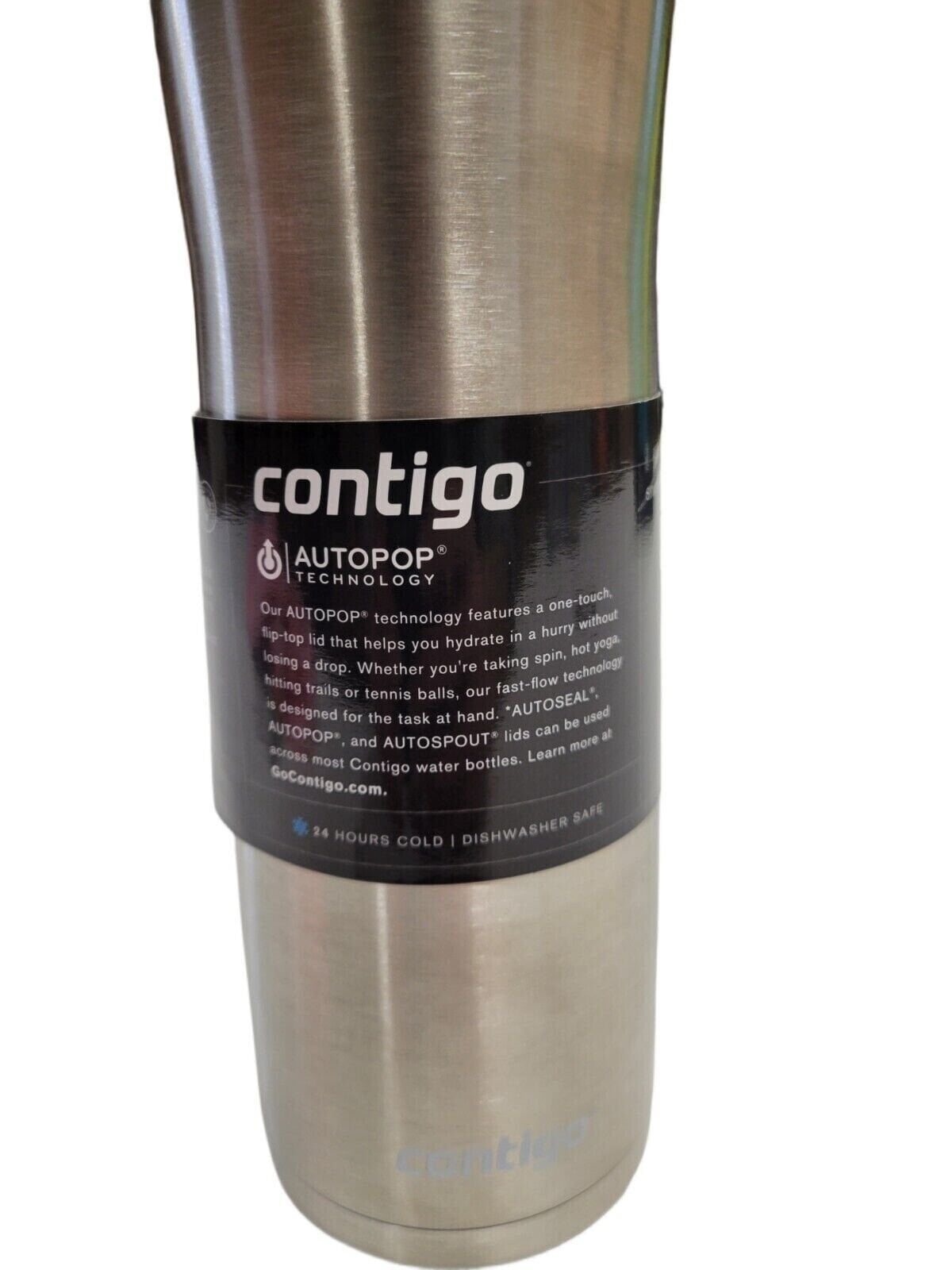 Contigo 20 oz. Jackson Chill 2.0 Water Bottle - Stainless Steel w/Licorice M59B