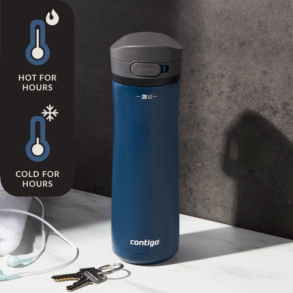 Contigo 20 oz. Jackson Chill 2.0 Water Bottle - Stainless Steel w/Licorice M59B