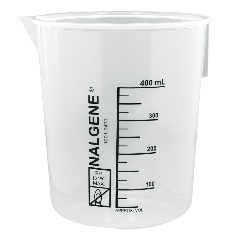 Nalgene Griffin Beaker, Low Form, Polypropylene, 400 Ml M198L
