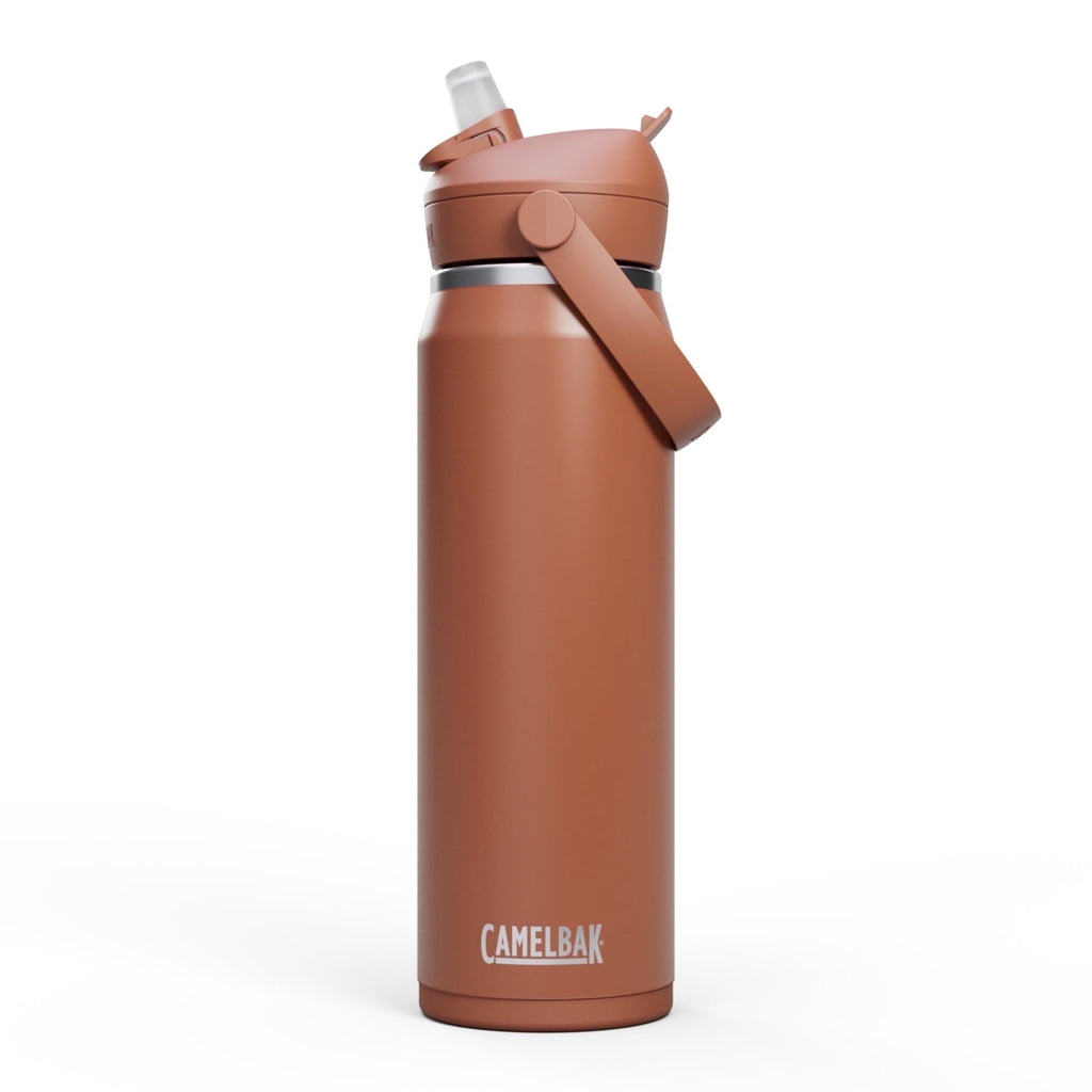 CamelBak Thrive™ Flip Straw Insulated Stainless Steel Water Bottle, 25 oz, Sierra Red M340C