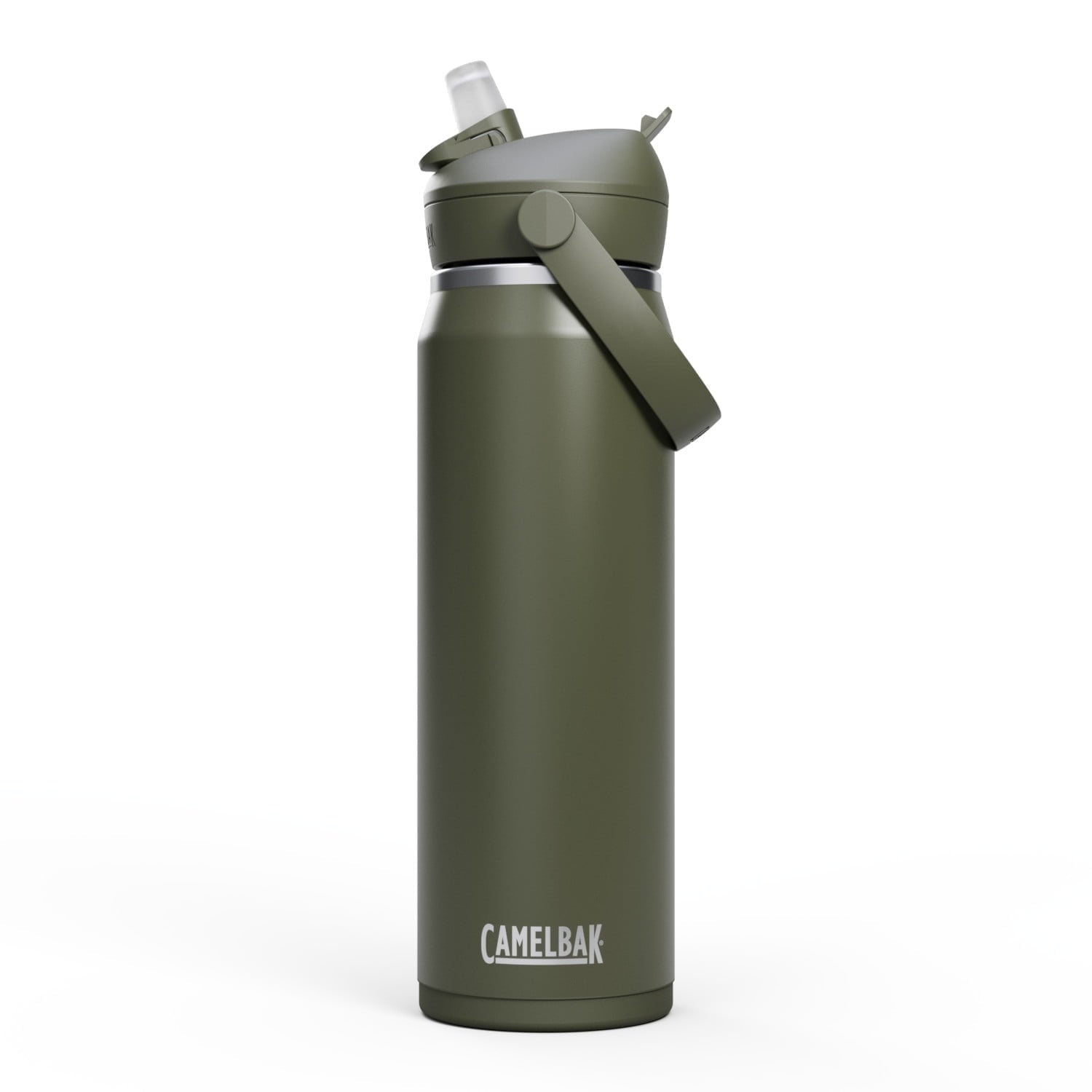 CamelBak Thrive™ Flip Straw Insulated Stainless Steel Water Bottle, 25 oz, Sierra Red M340C