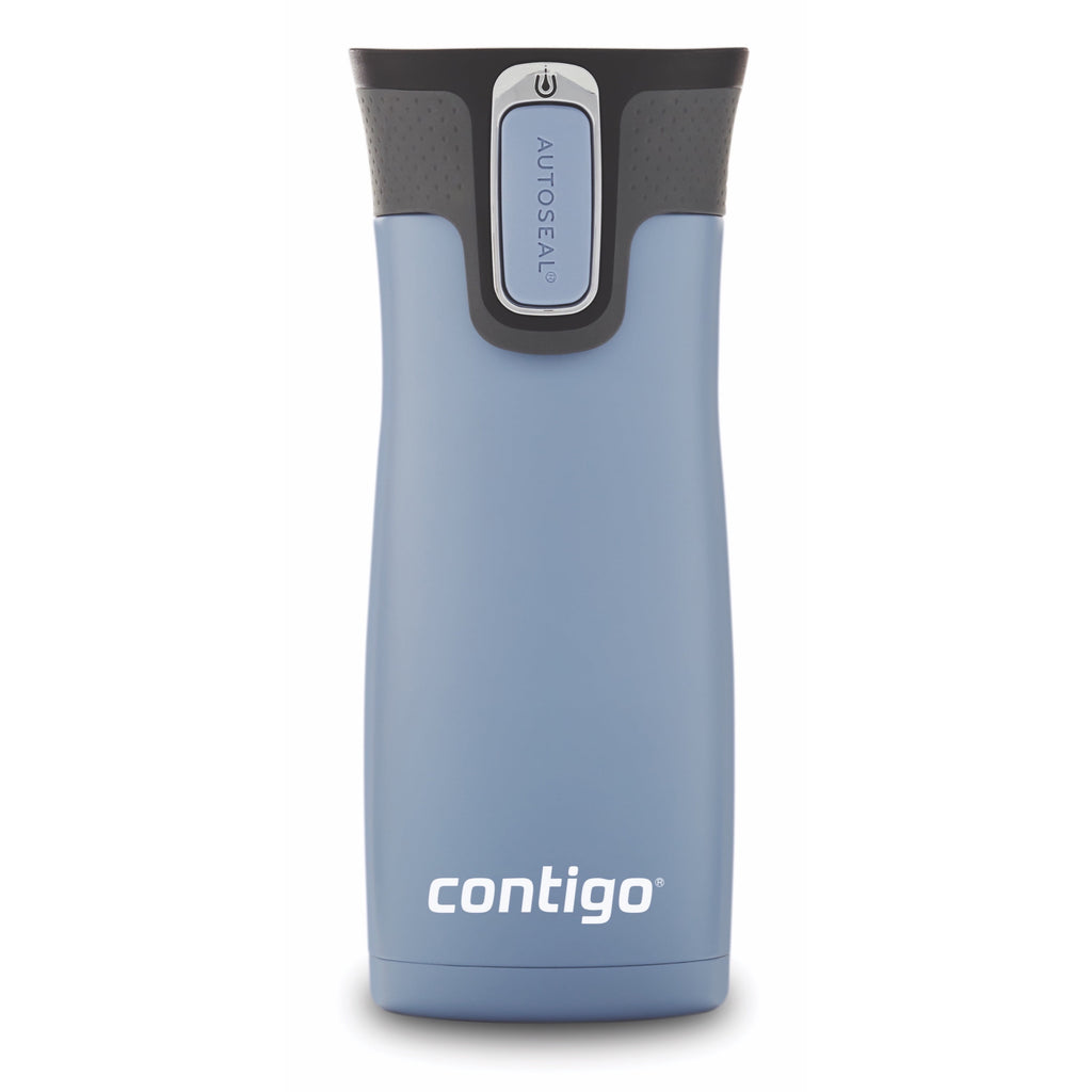 Contigo AUTOSEAL West Loop 2.0 Travel Mug, 16 oz., Stainless Steel with Black Button M98Z